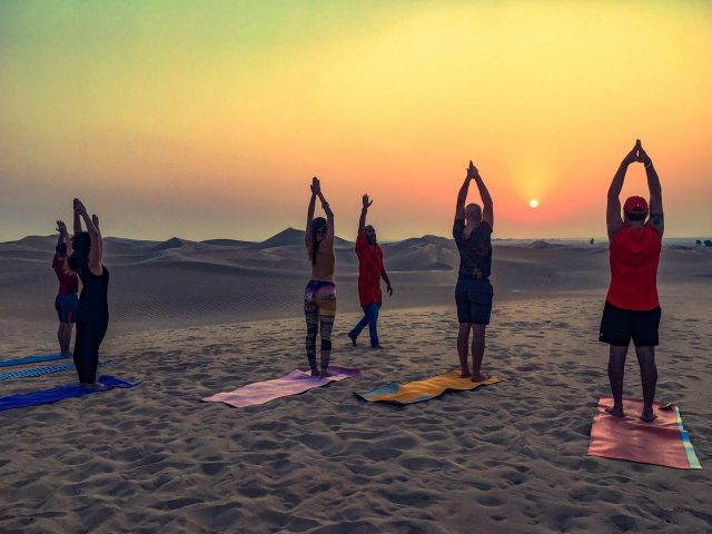 full moon yoga classes in dubai sofitel the palm