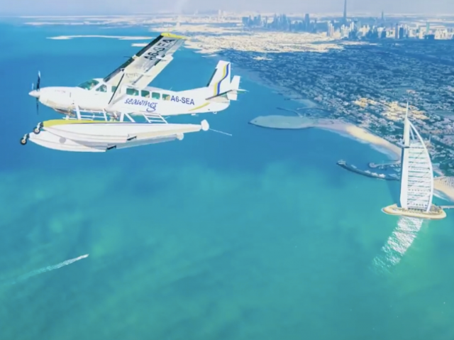 Sky-high air adventure in Dubai - Seawings Dubai