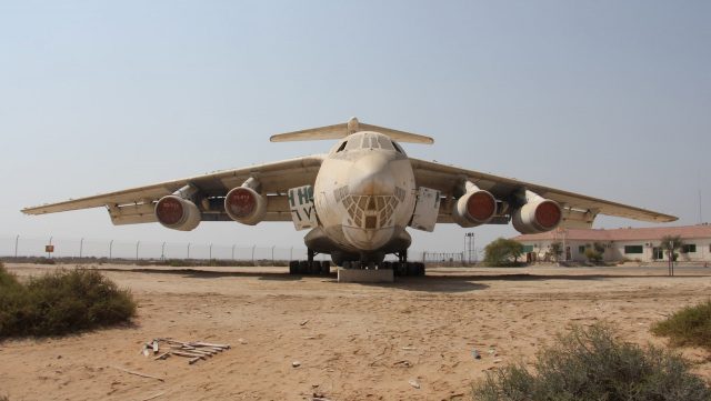 uae road trips from dubai places to visit in uae abandoned plane in umm al quwain il-76 ilyushin