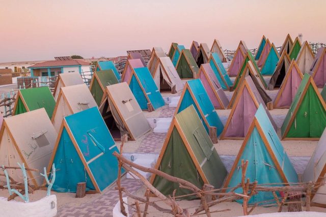 camping in dubai - banan beach dubai jebel ali uae