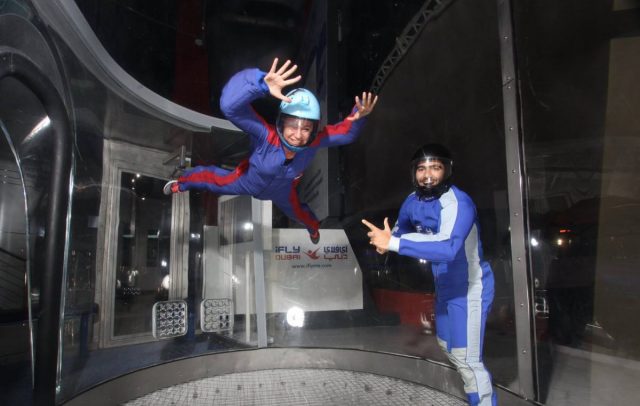 things to do in mirdif city centre - ifly dubai