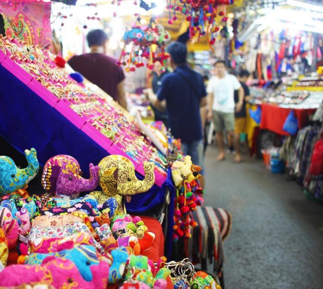 The infamous Patpong Night Market in Bangkok, Thailand