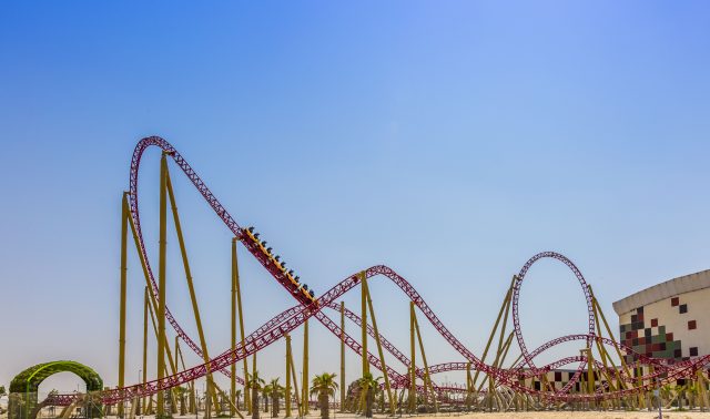 Best Roller Coaster in Dubai UAE - The Velociraptor IMG Worlds