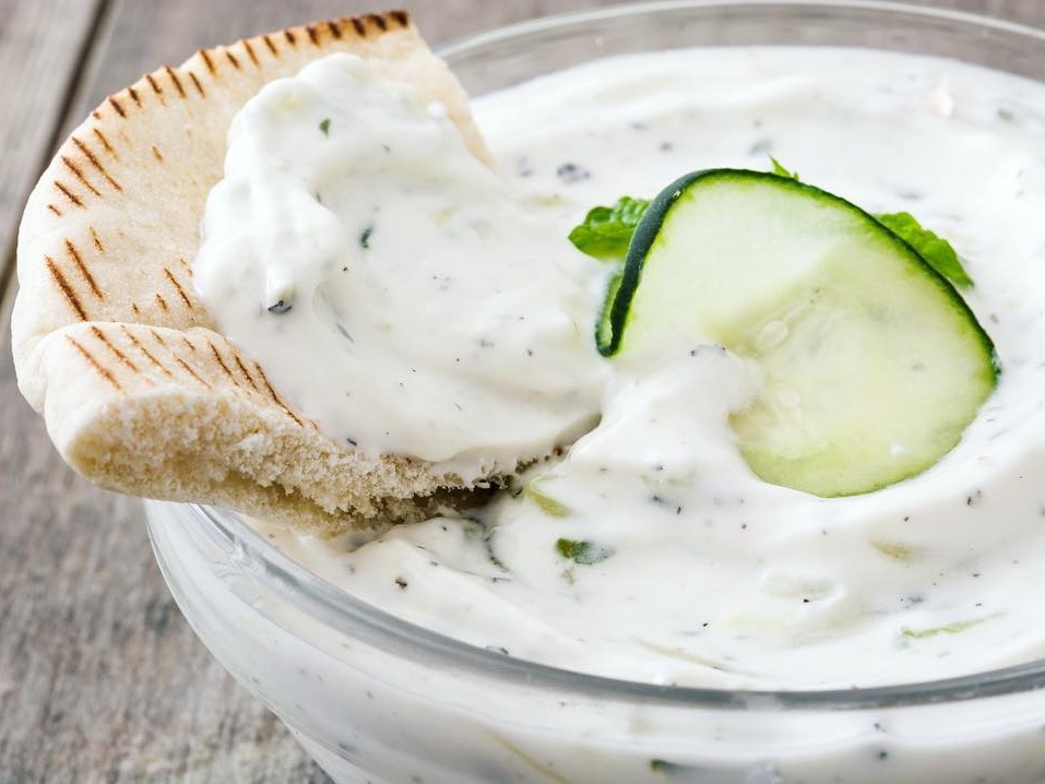 Greek food in Dubai: Tzatziki at Elia