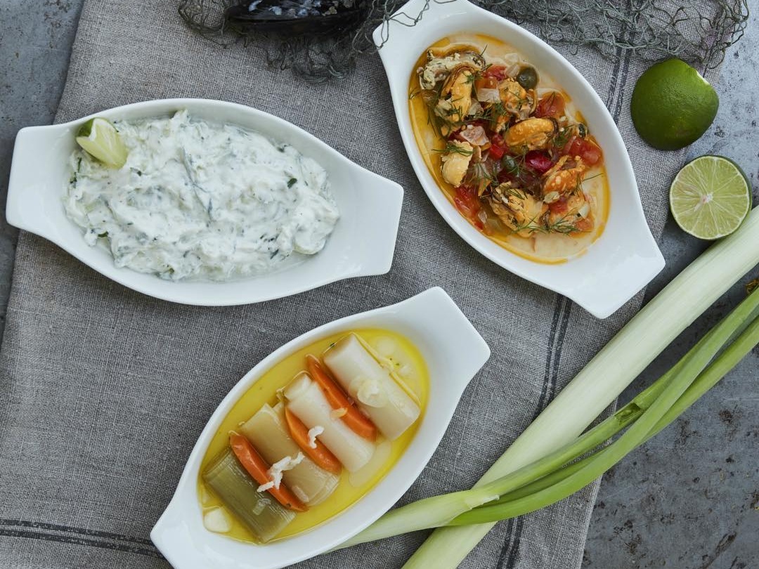 Greek food in Dubai: Tzatziki at Fish